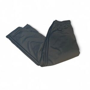 Gray adidas men’s gray sweatpants joggers 3 stripes design